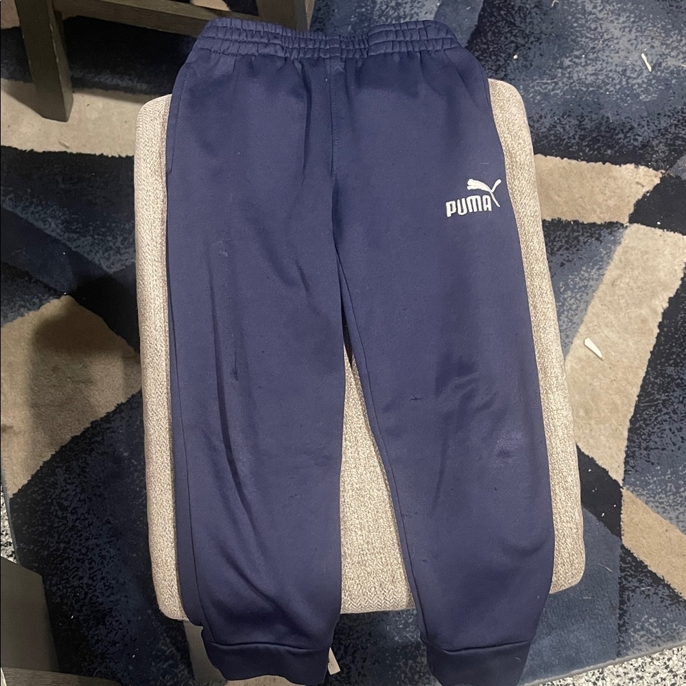 PUMA Kids Dark Blue Joggers